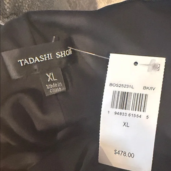 Tadashi Shoji Black and White Maxi Dress - Picture 3 of 3